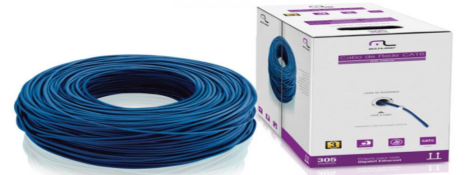 CABO DE REDE CAT6 UTP 23AW 305M